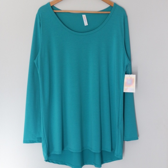 LuLaRoe Lynnae long sleeve shirts bundle size 2XL - Picture 2 of 7